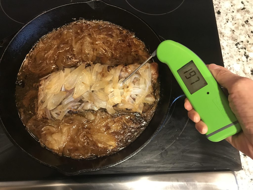 Making Brisket in Oven and testing the temperature with MK4 - Clover Meadows Beef Grass Fed Beef - Saint Louis Missouri